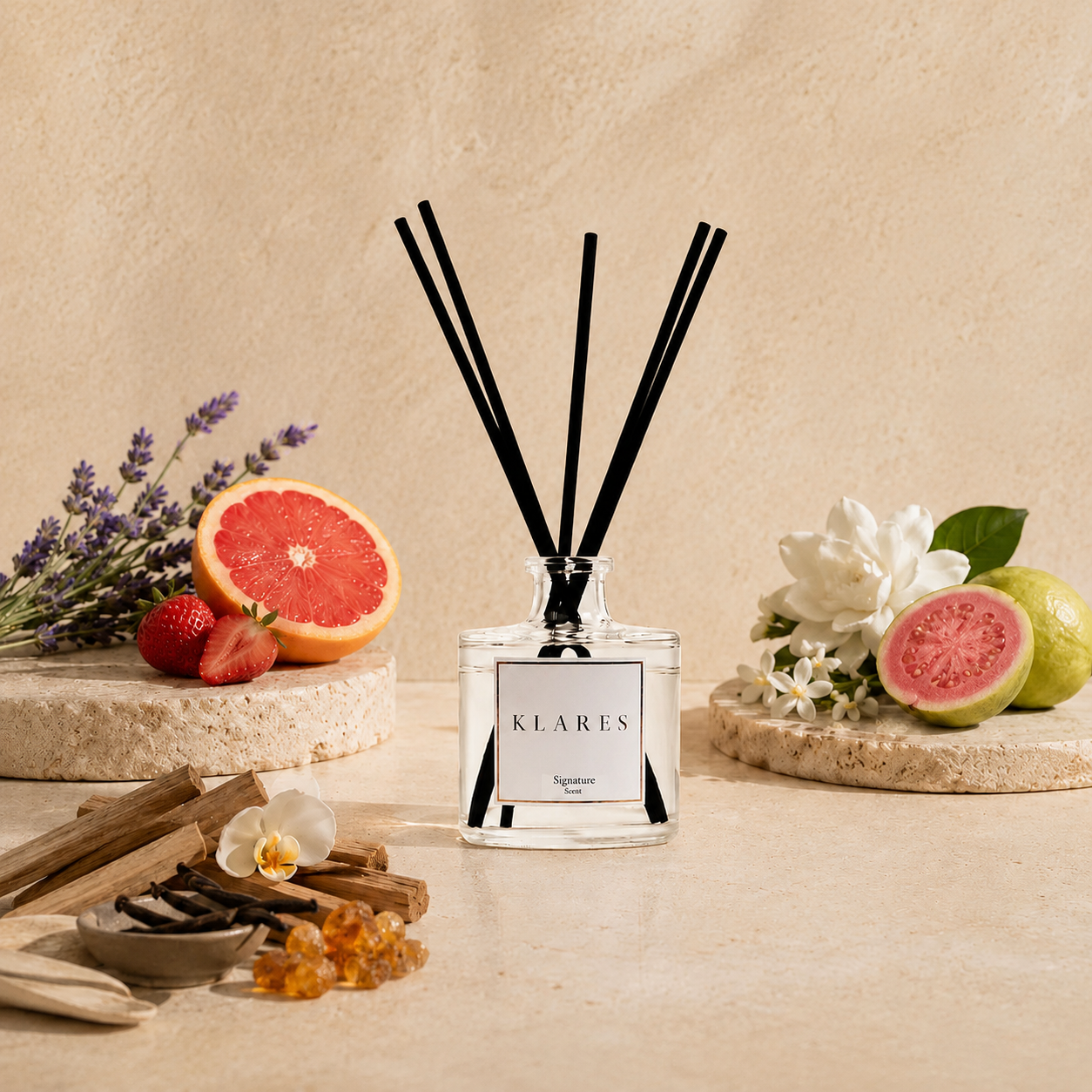 Signature Scent Reed Diffuser 100ml | Lavender, Guava & Sandalwood
