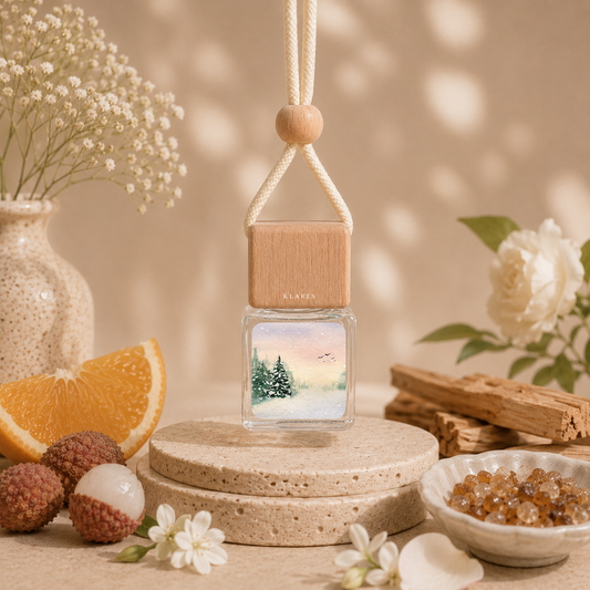 Snow Lagoon Hanging Car Diffuser 8ml | Orange, Lychee, Sandalwood