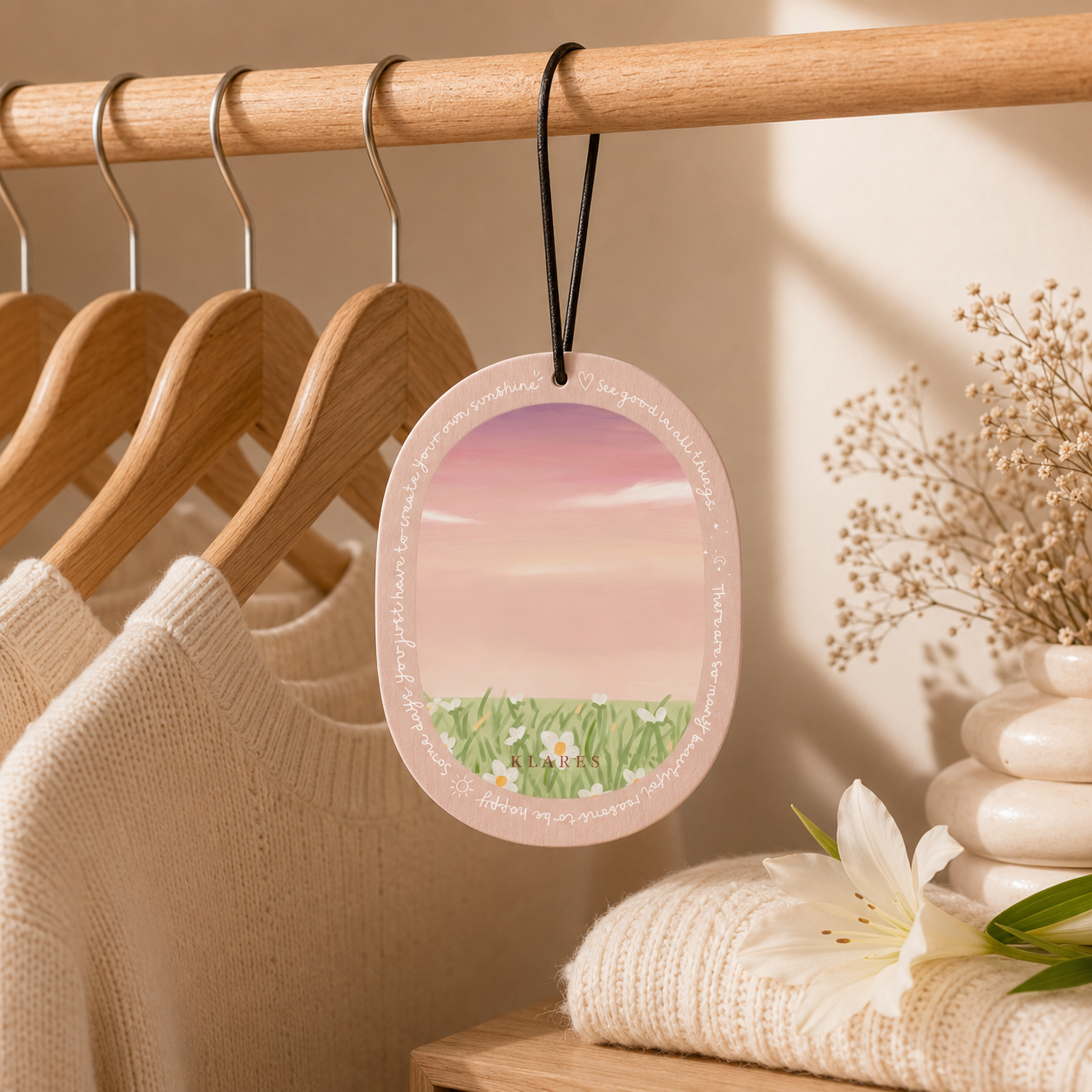 Spring Lilies Wardrobe Air Freshener | Blackcurrant, Peony & Amber