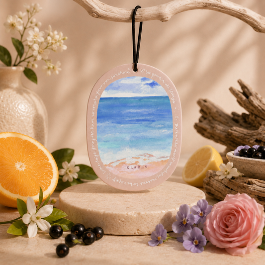 Summer Blues Wardrobe Air Freshener | Orange, Rose Petals & Woody Amber
