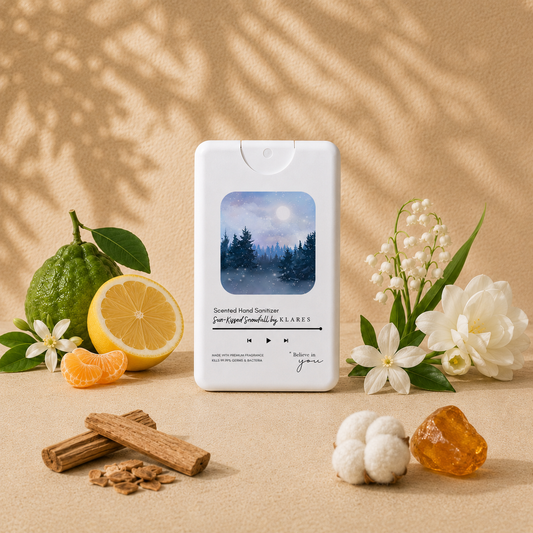 Sun-Kissed Snowfall Hand & Surface Sanitizer 20ml | Citrus, White Florals & Sandalwood