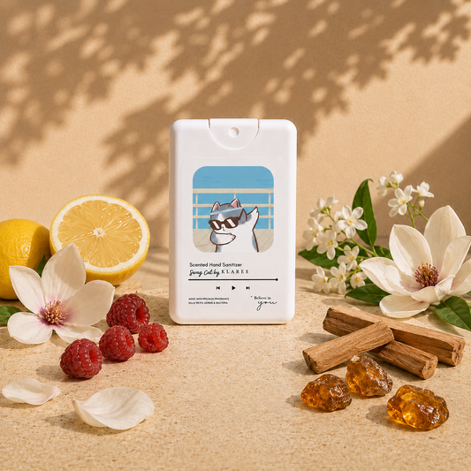 Swag Cat Hand & Surface Sanitizer 20ml | Raspberry, Magnolia & Sandalwood
