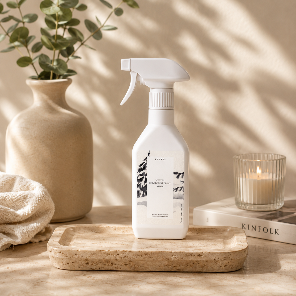 White Tea Hand & Surface Sanitizer 400ml