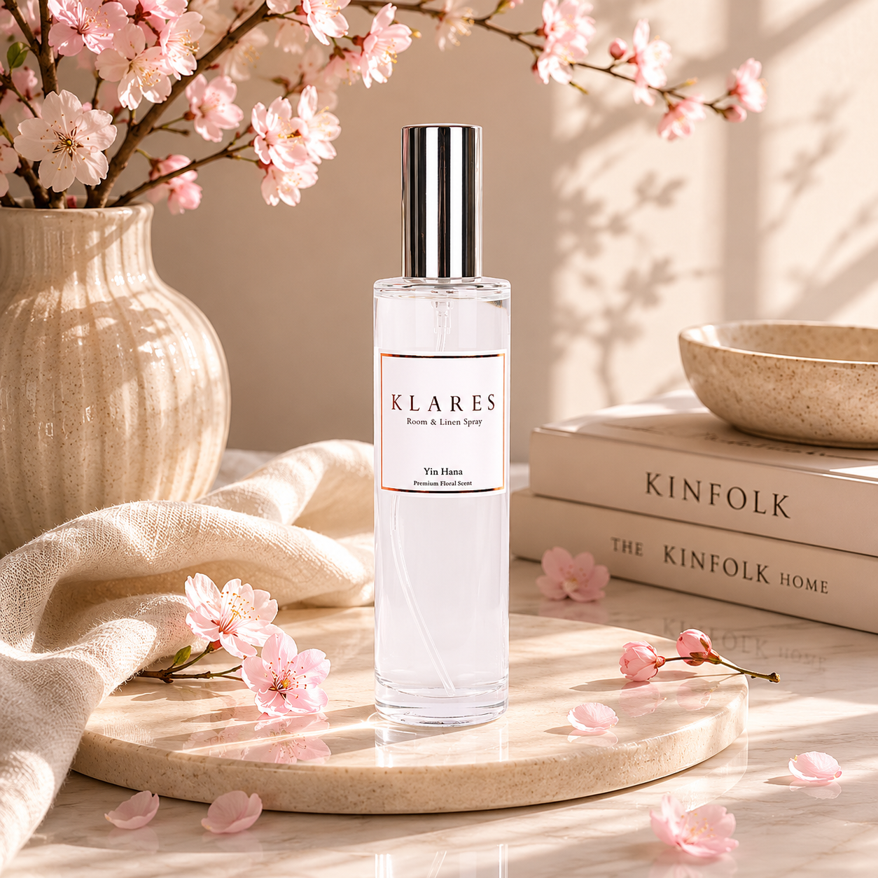 Yin Hana Room Spray 100ml | Cherry Blossom & Ambergris